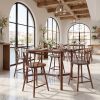 Stenger Barstool (Set of 2) Walnut