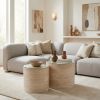 Carzo Coffee Table Set (2-Piece) Stone Beige