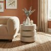 Laha Side Table Oak White