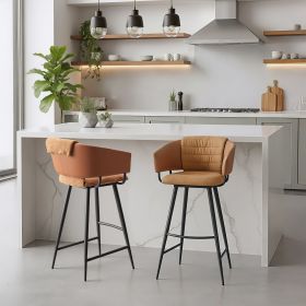 Juno Barstool (Set of 2) Brown