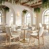 Raha Dining Chair (Set of 2) Gray & Whitewashed