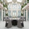 Izar Dining Table White