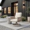 Rivan Swivel Dining Chair Beige