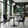 Keppel Swivel Dining Chair (Set of 2) Black
