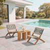 Riviera Extendable Stool (Set of 2) Natural