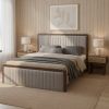 Amaria Nightstand Natural & Walnut