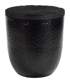 Duskan Storage Side Table Black