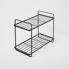 Tiered Vanity Organizer (Color: Black)
