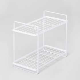 Tiered Vanity Organizer (Color: White)