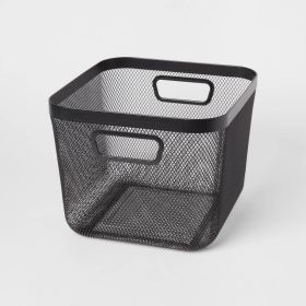 Metal Mesh Bin Black (size: small)