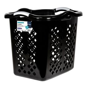 Lamper 2 Bushel Laundry Basket, Black/Silver (Pack Size: 1 Pack)