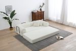 77.9'' Convertible Folding Sofa Bed â€“ 4-in-1 Modular Floor Couch, Corduroy Small Cloud Couch, Compressed Foldable Sleeper Sofa