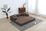 Sleeper Sofa with Pillow,Comfy Foldable Sofa Bed Compressed Sofa in Box, Convertible Sofa Bed for Living Room Bedroom Lounge Studio