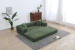 Sleeper Sofa with Pillow,Comfy Foldable Sofa Bed Compressed Sofa in Box, Convertible Sofa Bed for Living Room Bedroom Lounge Studio
