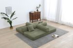 77.9'' Convertible Folding Sofa Bed â€“ 4-in-1 Modular Floor Couch, Corduroy Small Cloud Couch, Compressed Foldable Sleeper Sofa