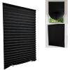 Portable blind full-shading curtain self-adhesive pleated blind non-perforated adhesive roller blinds.