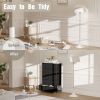 Bedside Table For Bedroom With 10 Fabric Drawers Storage Cabinet Steel Frame Closet For Clothes Storage Display Cabinet