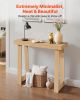 VEVOR 36 in Console Table, Modern Desk Behind the Couch, Wooden Rectangle Entrance Desk, Narrow Long Sofa Table Accent Stand, Ideal for Hallway