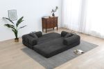 Sleeper Sofa with Pillow,Comfy Foldable Sofa Bed Compressed Sofa in Box, Convertible Sofa Bed for Living Room Bedroom Lounge Studio