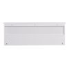 Entryway Wall Mounted Coat Rack with 4 Dual Hooks Living Room Wooden Storage Shelf