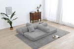 77.9'' Convertible Folding Sofa Bed â€“ 4-in-1 Modular Floor Couch, Corduroy Small Cloud Couch, Compressed Foldable Sleeper Sofa
