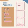 Wooden toy storage rack, suitable for saving space in children's rooms, bedrooms, baby rooms and children's activity rooms.