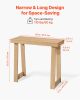 VEVOR 36 in Console Table, Modern Desk Behind the Couch, Wooden Rectangle Entrance Desk, Narrow Long Sofa Table Accent Stand, Ideal for Hallway