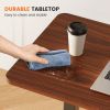 Adjustable mobile bed table, computer desk, mobile standing table