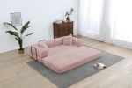77.9'' Convertible Folding Sofa Bed â€“ 4-in-1 Modular Floor Couch, Corduroy Small Cloud Couch, Compressed Foldable Sleeper Sofa